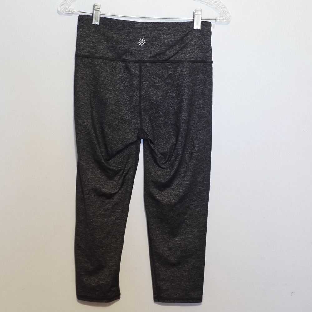 Athleta Charcoal Gray Cropped Leggings Size Small